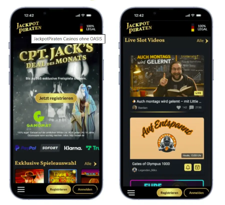 Online casino ohne oasis